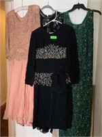 LOT OF VTG DRESSES / NEIMANS MORE