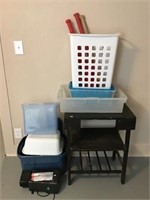 Side Table Storage Totes, Clothes Basket