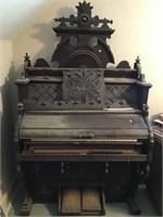 Antique Loring And Blake Pump Organ 45x24x74
