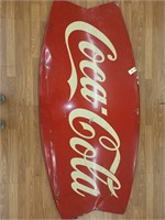 Coca-cola Sign, Metal, 6' x 34", single sided