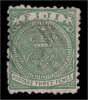 Fiji Stamp #16 Used rough perfs CV $400