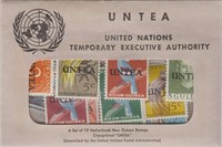 United Nations Stamps UNTEA #1-19 CV $75