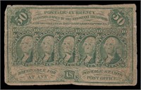 US Stamps #PC8 1862 Postal Currency CV $175