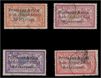 Syria Stamps #C14-C17 Used CV $140