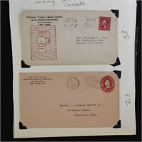 US Stamps Postal History 23 NYC Advertising Covers
