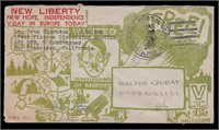 US Stamps Postal History Czubay WWII Patriotic Cov