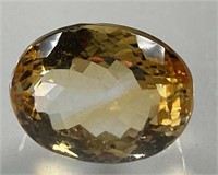 Certified 13.35 Cts Natural Citrine