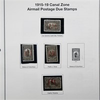 Canal Zone Stamps 1915-1929 Used & Mint LH