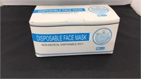 50 Disposable masks 3- ply