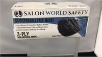 50 disposable face masks three ply non-medical
