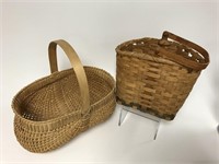 2 woven baskets