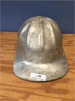 Vintage Aluminum Coal Mine Miner's Hard Hat