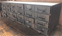 Hardware Cabinet, 24-drawer w/contents