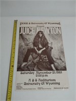 Throwback Juice Newton Poster 11x17
