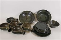 Stoneware bowls & plates