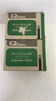 QTubes Schrader Valve Bike Tubes 16"  2 boxes