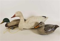 3 duck & goose decoys