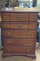 34 x 18 x 54 solid cherry chest of drawers