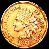 1874 Indian Head Penny CHOICE PROOF