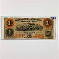 1859 Georgia $1 Bil NICELY CIRCULATED