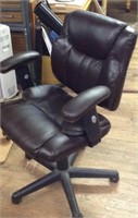 Brown adjustable office chair