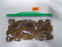 2- Rolls Wheat Pennies mixed dates