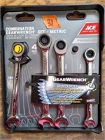 ACE 4-pc GearWrench Metric Set