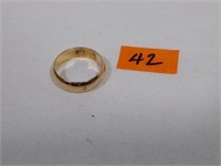 14 KT gold band 5.8 Grams sz 9