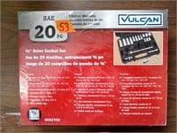 Vulcan 20-pc 3/8" Drive Socket Set SAE