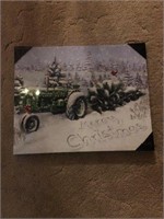 Lighted Tractor Picture- 16 X20