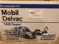4 Gallon- Mobil 1300 Super 15W40 Diesel Oil