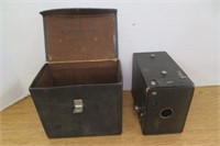 Vintage Brownie Camera with Carrying Case
