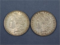 (2) 1878 Morgan Silver Dollars