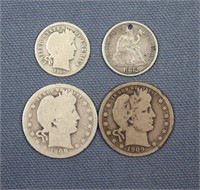 (4) US Silver Coins