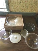 Pyrex Glass Bowls Lids Anchor Hocking Apple Bowl