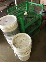 Stackable Crates, Sand Filter, 5 Gallon Buckets..