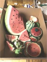 Watermelon Kitchen Collection Cookie Jars, Bowls,