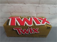 Box of (36) Full Size Twix Candy Bars