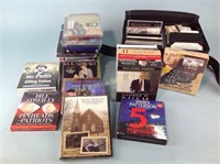 Books on tape and CDS - including James Patterson,