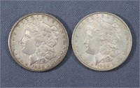 (2) 1900 Morgan Silver Dollars