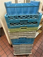 CAMBRO glass crates