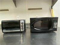 Black & decker toaster oven & microwave