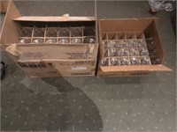 Lot of Glass Stemware and Flutes