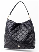 Kate Spade Black Quilted Tote Bag