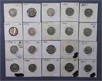 (38) Buffalo Nickels