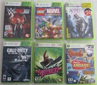 Lot of 6 XBOX 360 Games