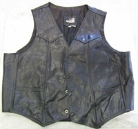 3XL Leather Vest