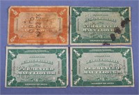 (4) 1934 Internal Revenue Liquor Vouchers