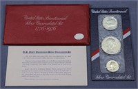 1976 US Bicentennial Silver Set