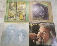 4 Vinyl Records - Foose Creek, Asylum, Kenny Rodge